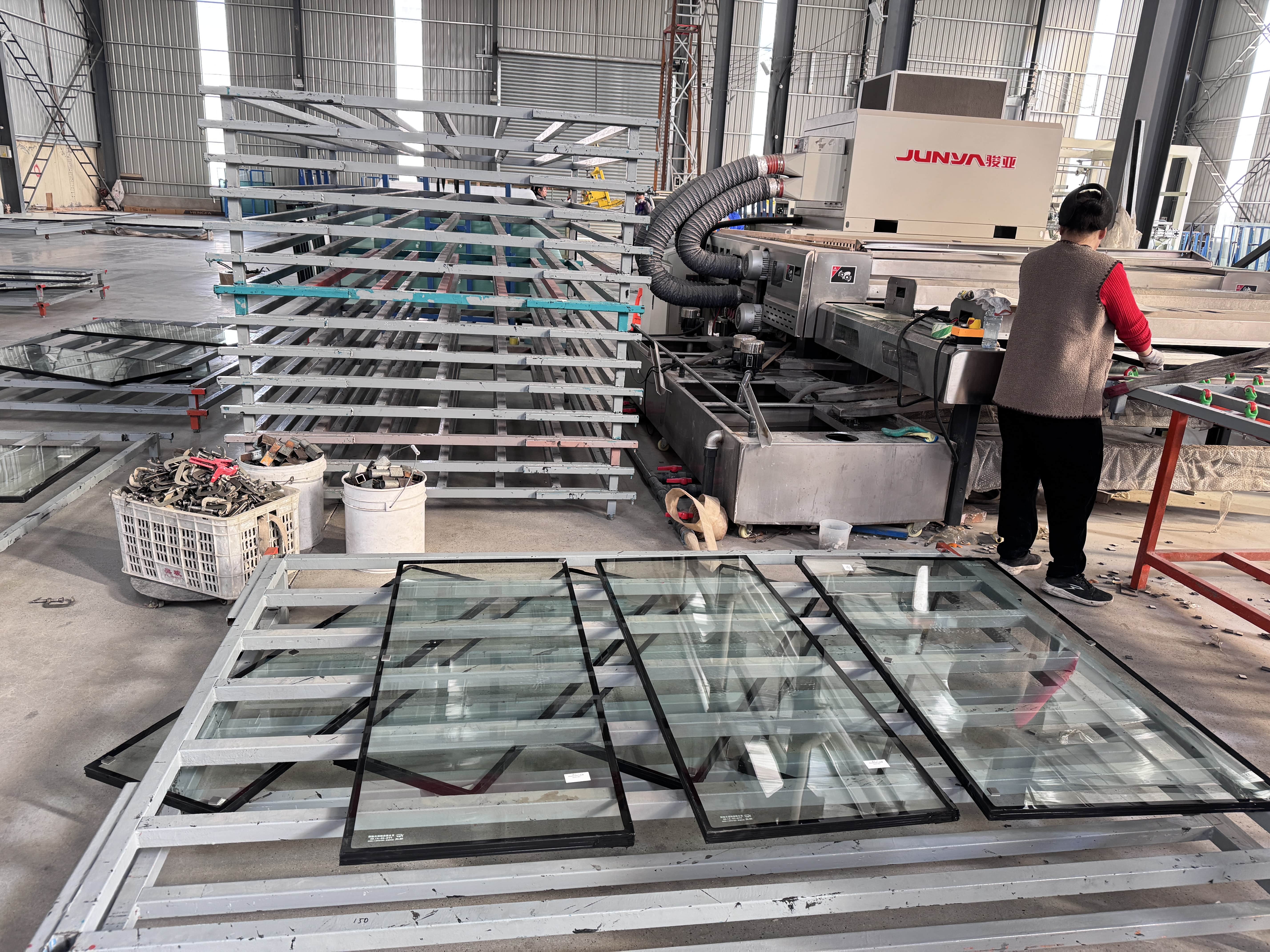 Fireproof nano silica glass