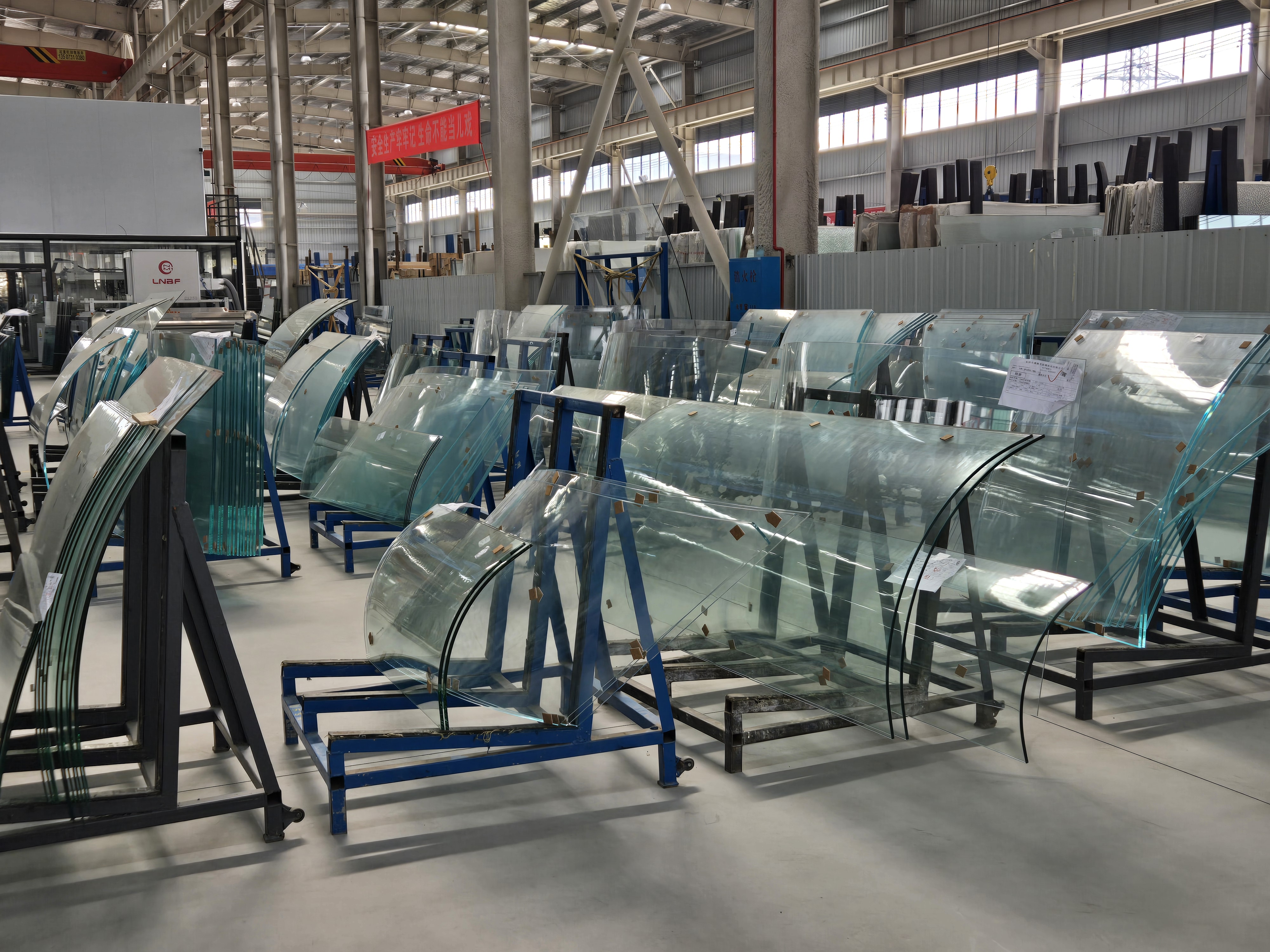 modern curved tempered glass