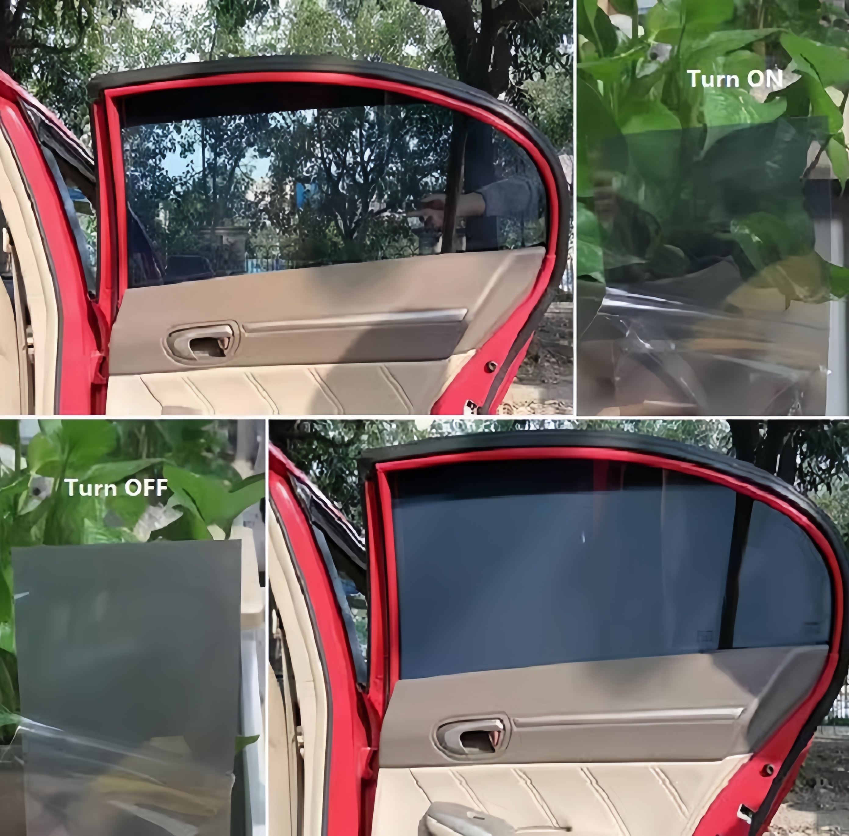 Transform Your Car windows with Self-adhesive PDLC Smart Film to Enjoy Privacy, UV Protection, and Energy-saving Fashion