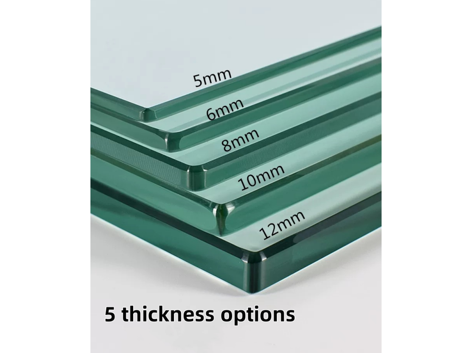 Single piece fireproof glass