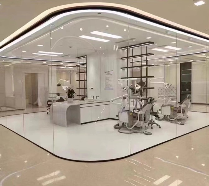 modern curved tempered glass