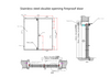 Stainless Steel Fire Door