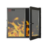 Escape PVC Fire Protection System Steel Flat Sliding Fire-resistant Glass Windows