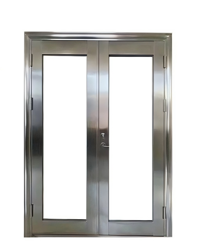 Stainless Steel Glass Fireproof Door