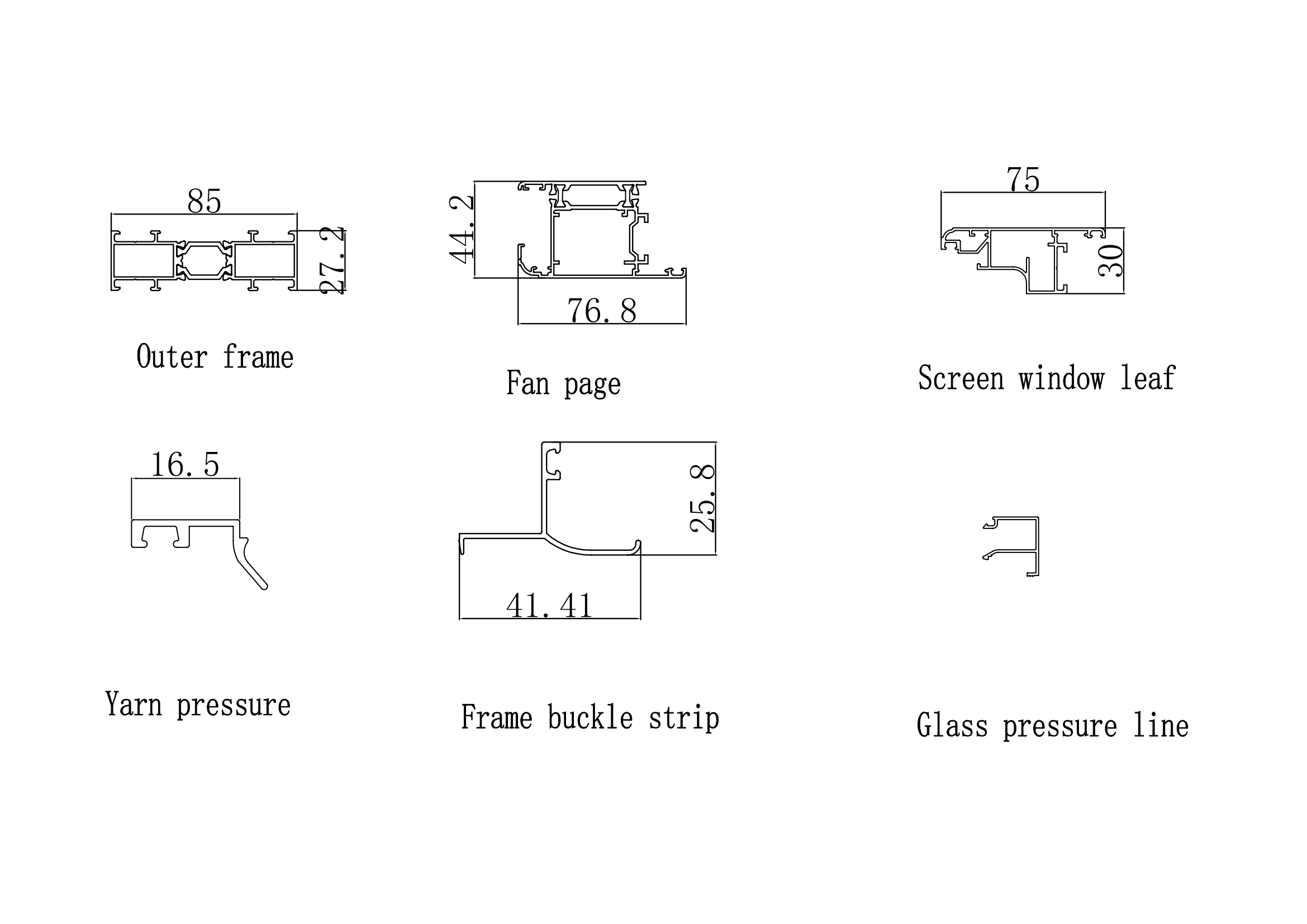High Rise Residential and Commercial Buildings Exterior Aluminum Alloy Windows Safety and Thermal Insulation Fire-Resistant