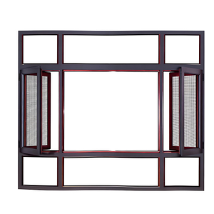 High Rise Residential and Commercial Buildings Exterior Aluminum Alloy Windows Safety and Thermal Insulation Fire-Resistant