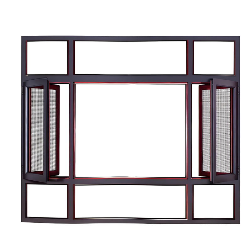 High Rise Residential and Commercial Buildings Exterior Aluminum Alloy Windows Safety and Thermal Insulation Fire-Resistant