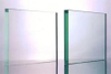 Single piece fireproof glass