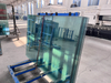 Single piece fireproof glass